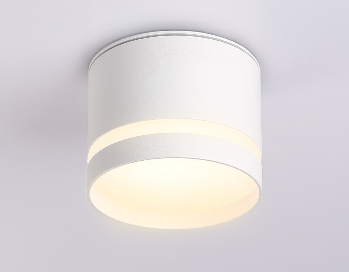 Накладной точечный светильник GX53 TN6571 WH белый IP44 GX53 max 15W D82*65 Ambrella Light 9