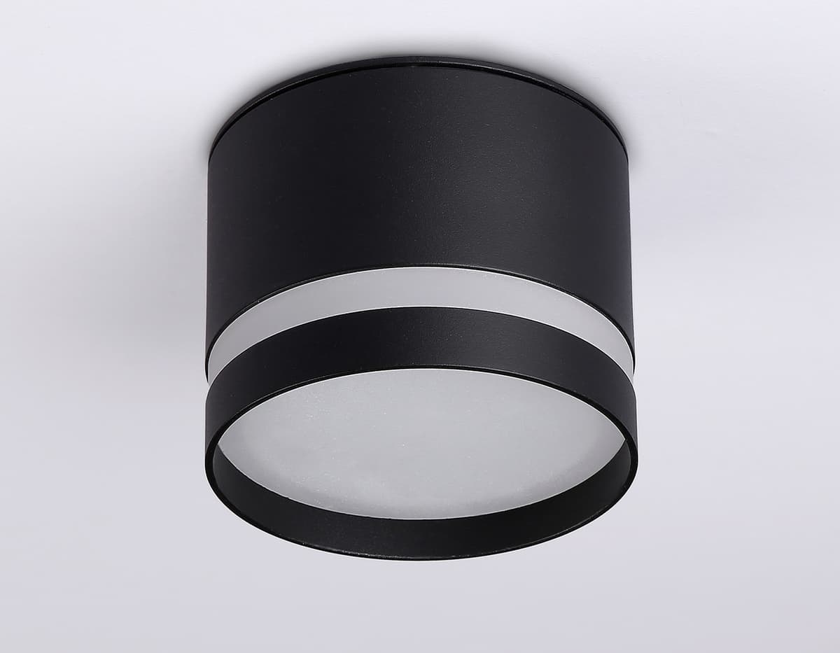 Накладной точечный светильник GX53 TN6572 BK черный IP44 GX53 max 15W D82*65 Ambrella Light 10