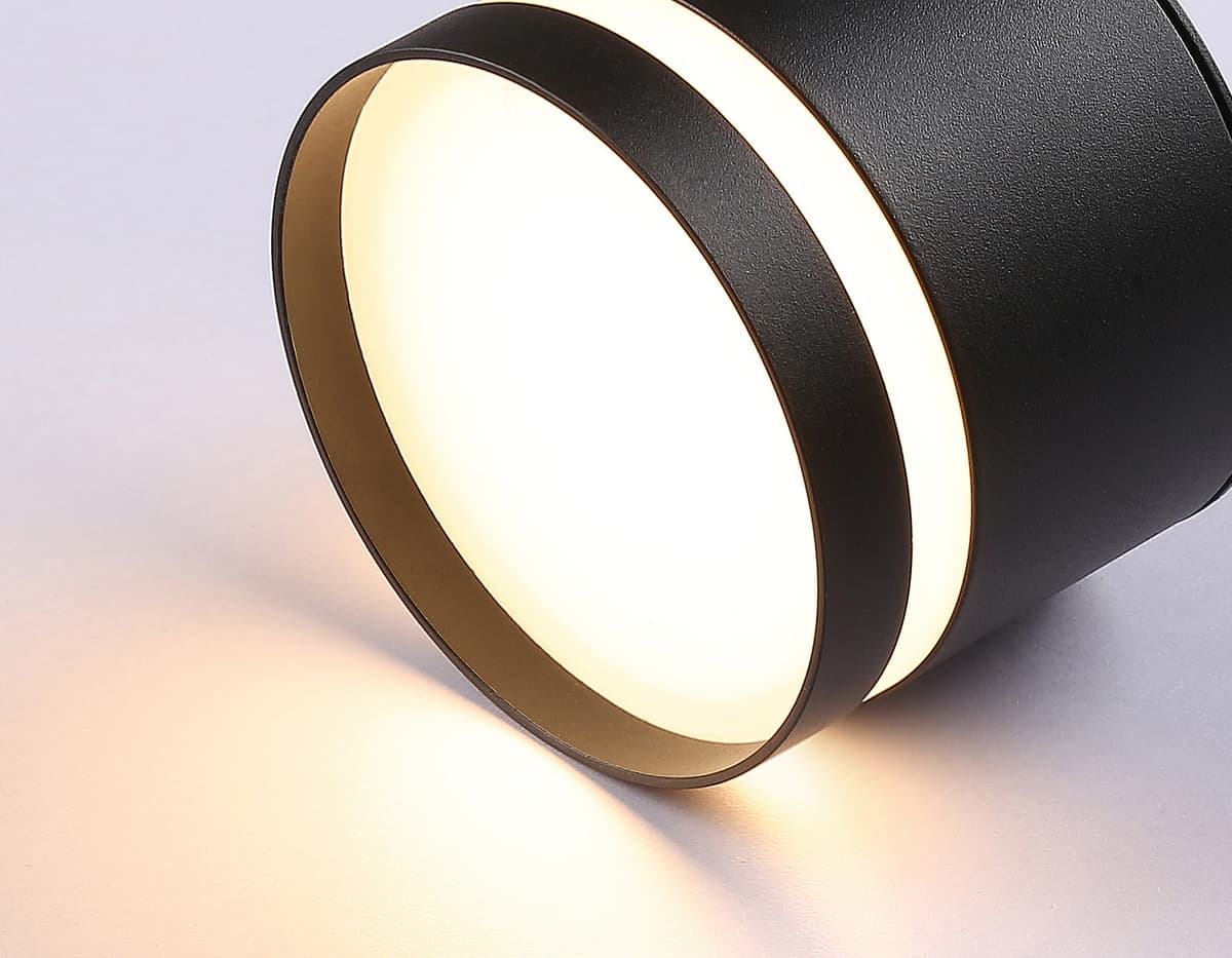 Накладной точечный светильник GX53 TN6572 BK черный IP44 GX53 max 15W D82*65 Ambrella Light 8