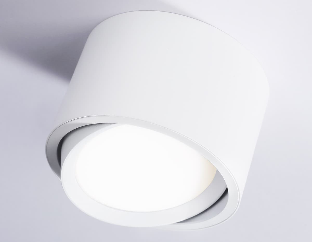 Накладной поворотный светильник GX53 TN6805 WH белый GX53 D100*65 Ambrella Light 6