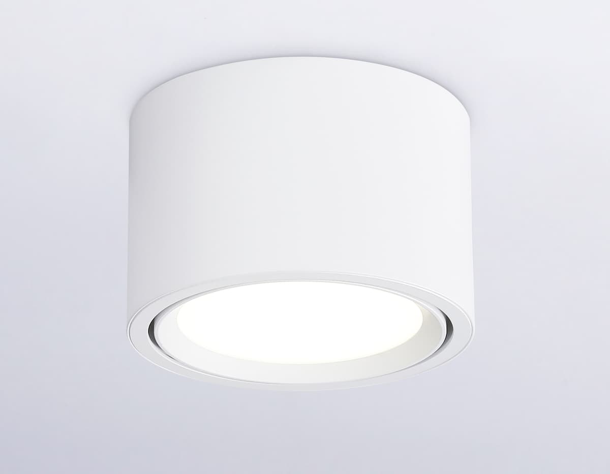 Накладной поворотный светильник GX53 TN6805 WH белый GX53 D100*65 Ambrella Light 7