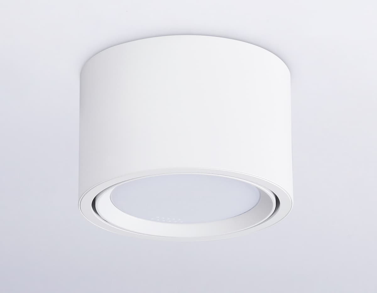 Накладной поворотный светильник GX53 TN6805 WH белый GX53 D100*65 Ambrella Light 8