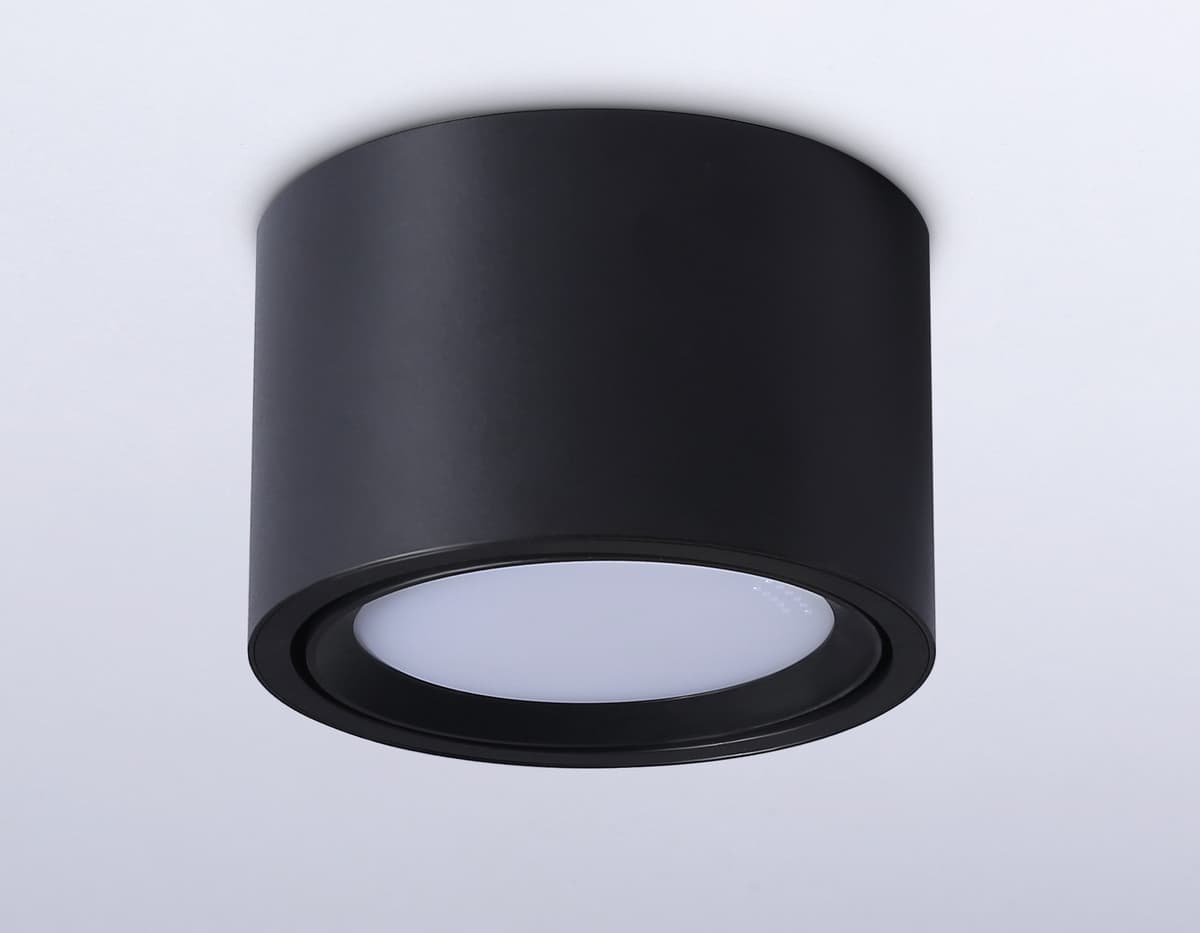 Накладной поворотный светильник GX53 TN6808 BK черный GX53 D100*65 Ambrella Light 8