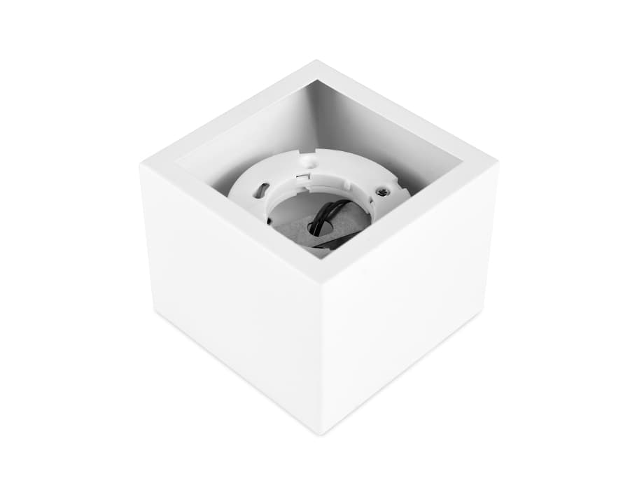 Точечный накладной светильник GX53 TN705 WH белый GX53 100*100*80 Ambrella Light 12