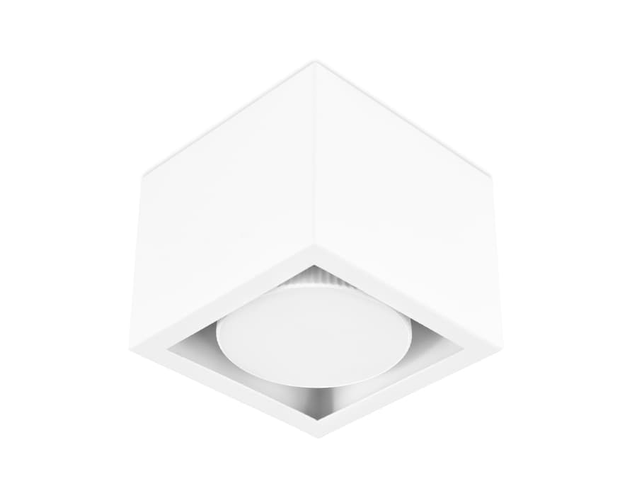 Точечный накладной светильник GX53 TN705 WH белый GX53 100*100*80 Ambrella Light 9