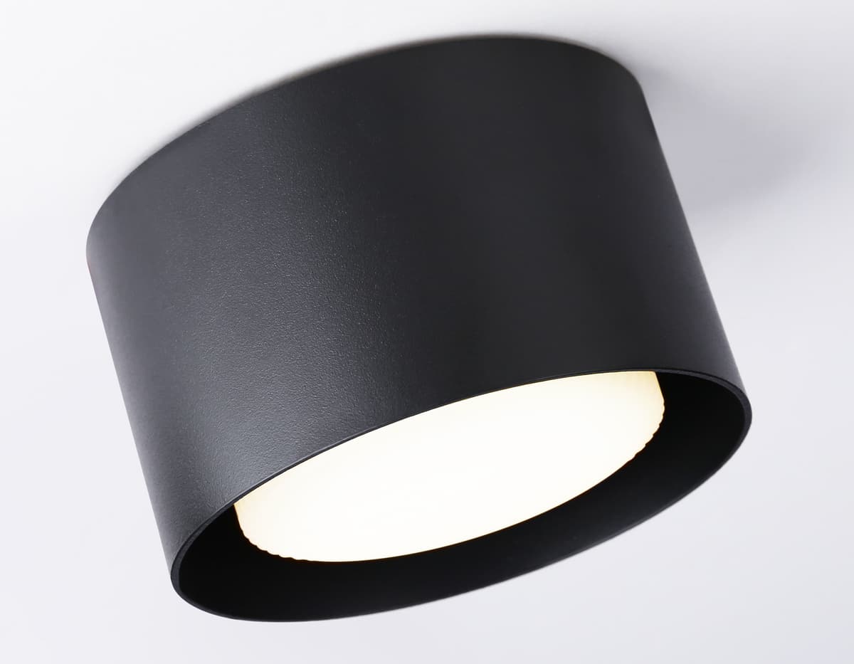 Светильник накладной со сменной лампой GX53 TN70815 BK черный GX53 max 12W D85*60 Ambrella Light 7