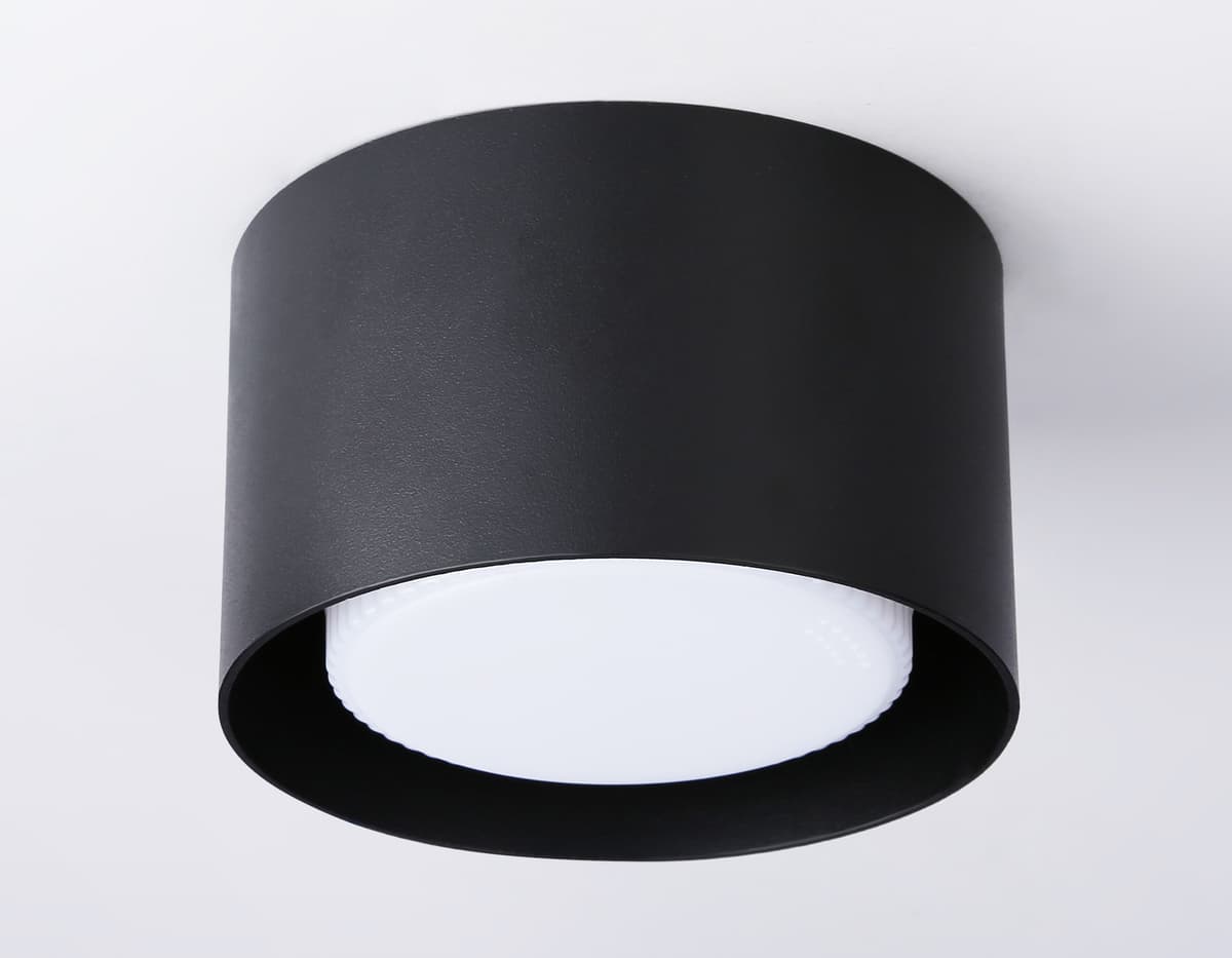 Светильник накладной со сменной лампой GX53 TN70815 BK черный GX53 max 12W D85*60 Ambrella Light 8