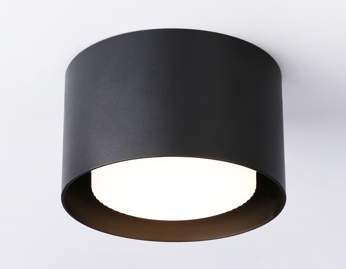 Светильник накладной со сменной лампой GX53 TN70815 BK черный GX53 max 12W D85*60 Ambrella Light 9
