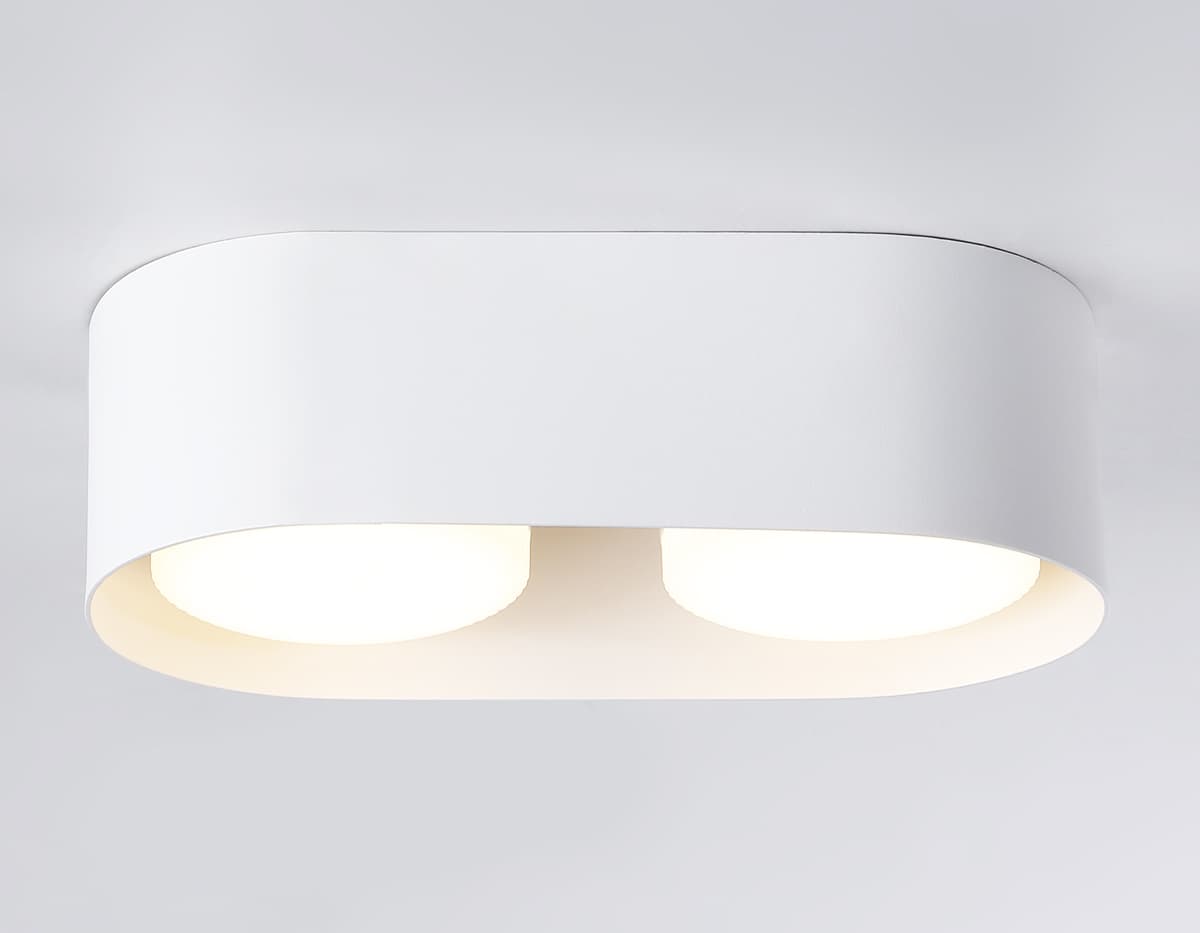 Светильник накладной со сменной лампой GX53 TN70818/2 WH белый GX53/2 max 12W 200*100*60 Ambrella Light 10