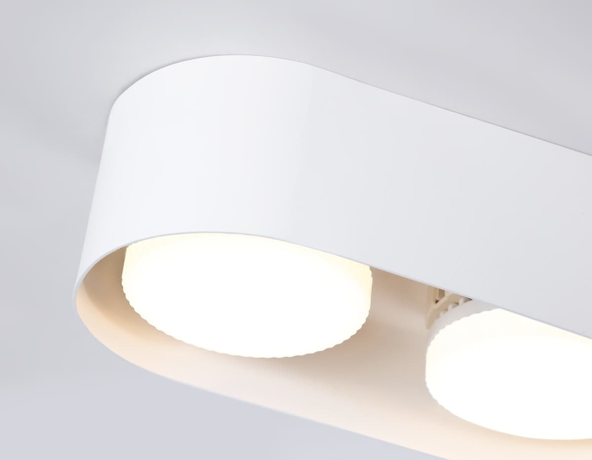 Светильник накладной со сменной лампой GX53 TN70818/2 WH белый GX53/2 max 12W 200*100*60 Ambrella Light 7