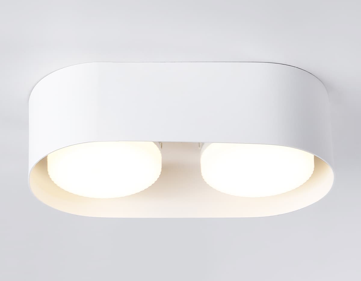 Светильник накладной со сменной лампой GX53 TN70818/2 WH белый GX53/2 max 12W 200*100*60 Ambrella Light 8