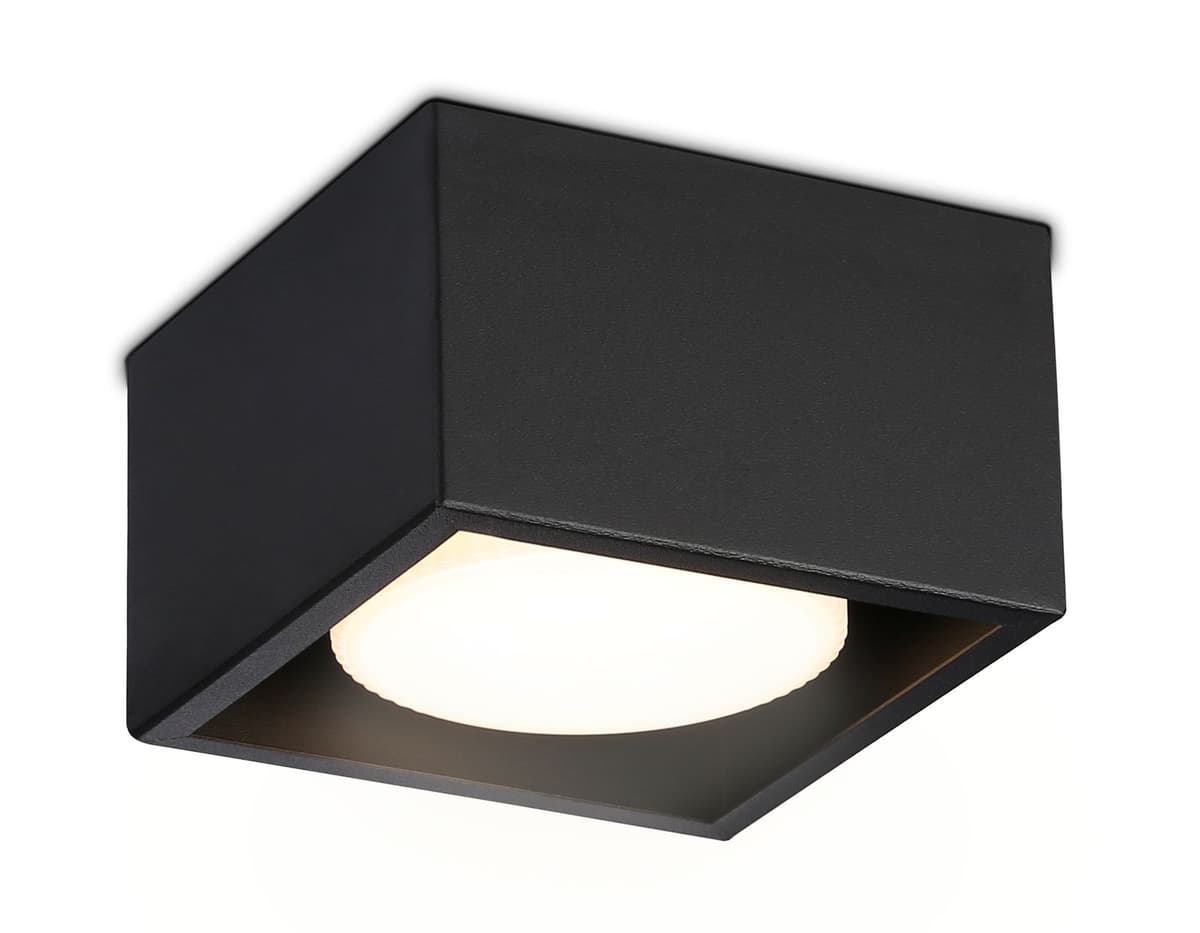 Светильник накладной со сменной лампой GX53 TN70827 BK черный GX53 max 12W 100*100*60 Ambrella Light 7