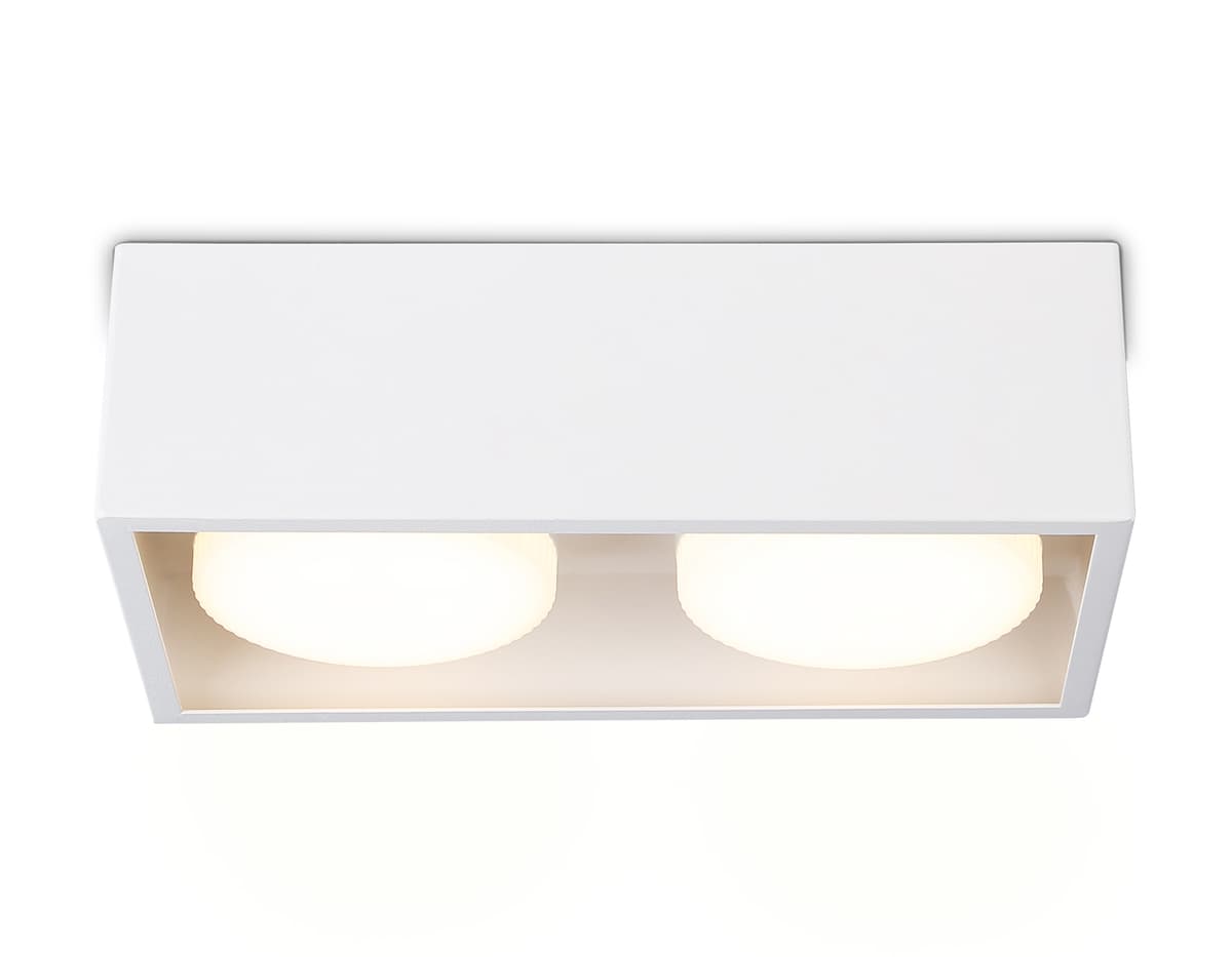 Светильник накладной со сменной лампой GX53 TN70828/2 WH белый GX53/2 max 12W 200*100*60 Ambrella Light 6