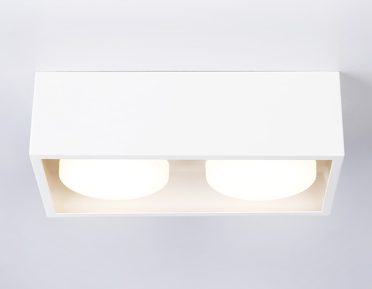 Светильник накладной со сменной лампой GX53 TN70828/2 WH белый GX53/2 max 12W 200*100*60 Ambrella Light 8