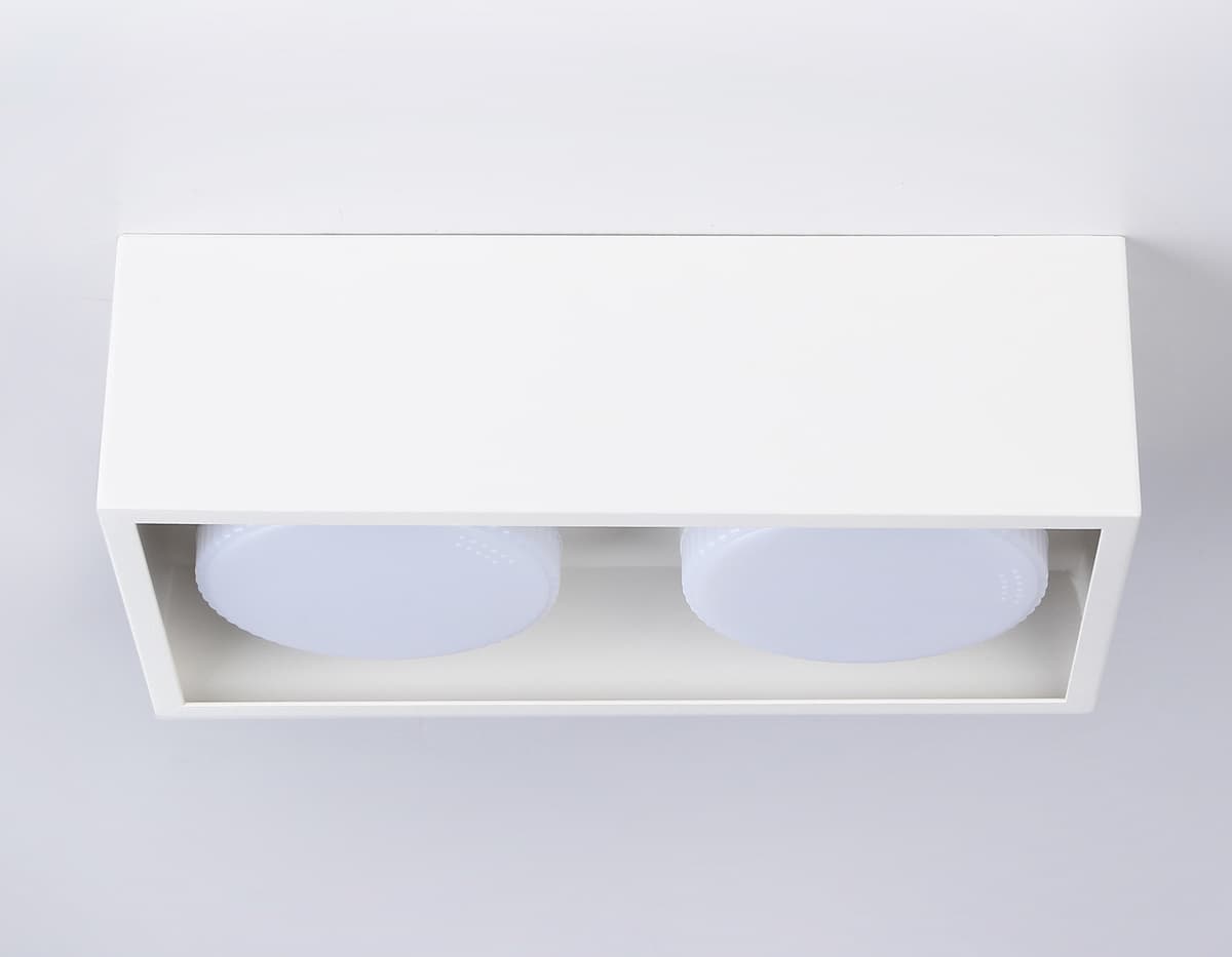Светильник накладной со сменной лампой GX53 TN70828/2 WH белый GX53/2 max 12W 200*100*60 Ambrella Light 9