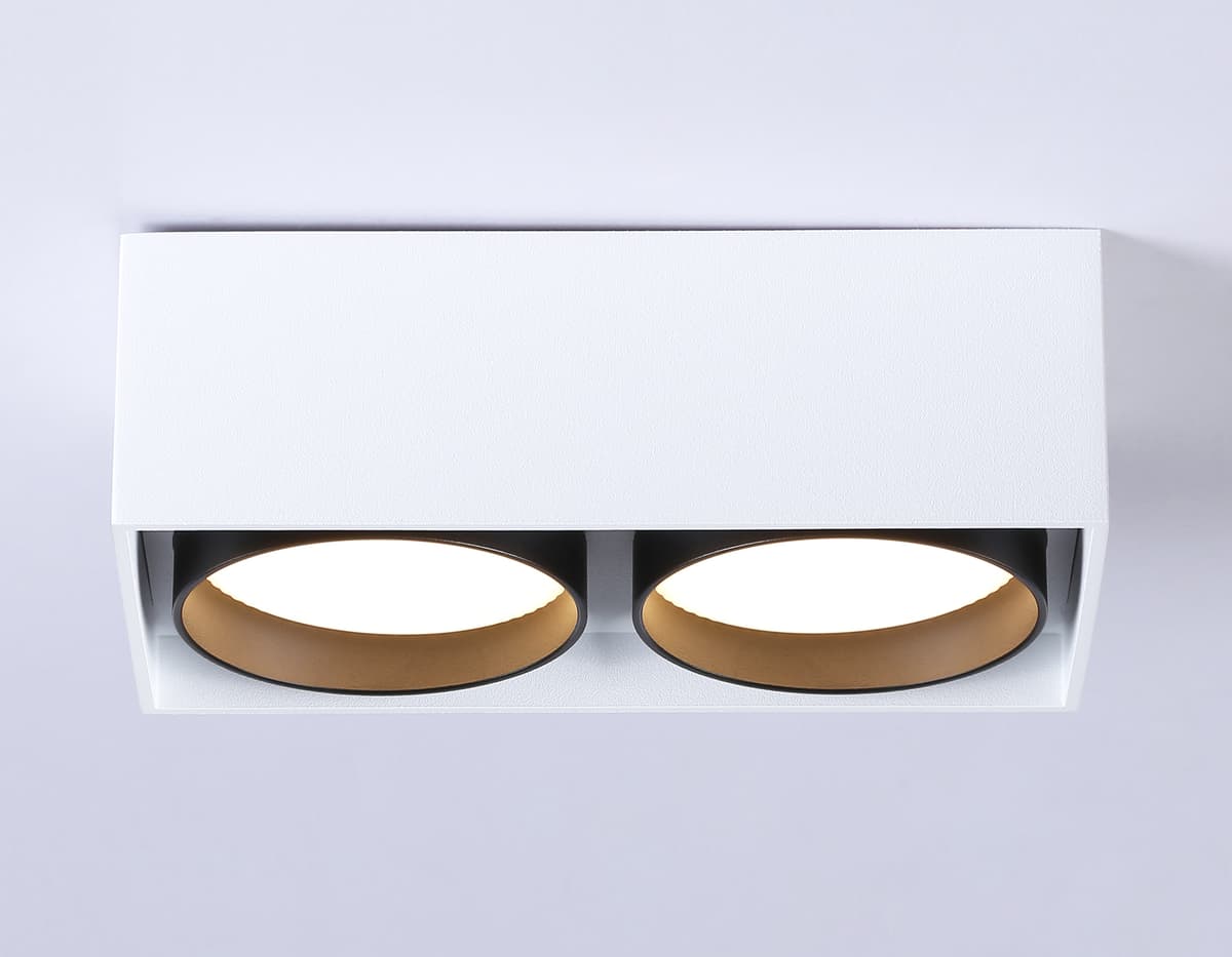 Накладной точечный светильник GX53 TN70872/2 WH/BK белый/черный GX53/2 max 12W 185*92*62 Ambrella Light 11