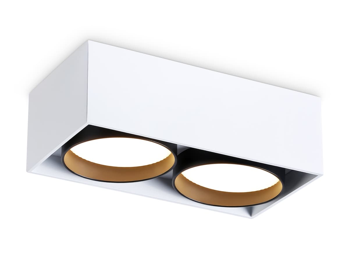 Накладной точечный светильник GX53 TN70872/2 WH/BK белый/черный GX53/2 max 12W 185*92*62 Ambrella Light 7