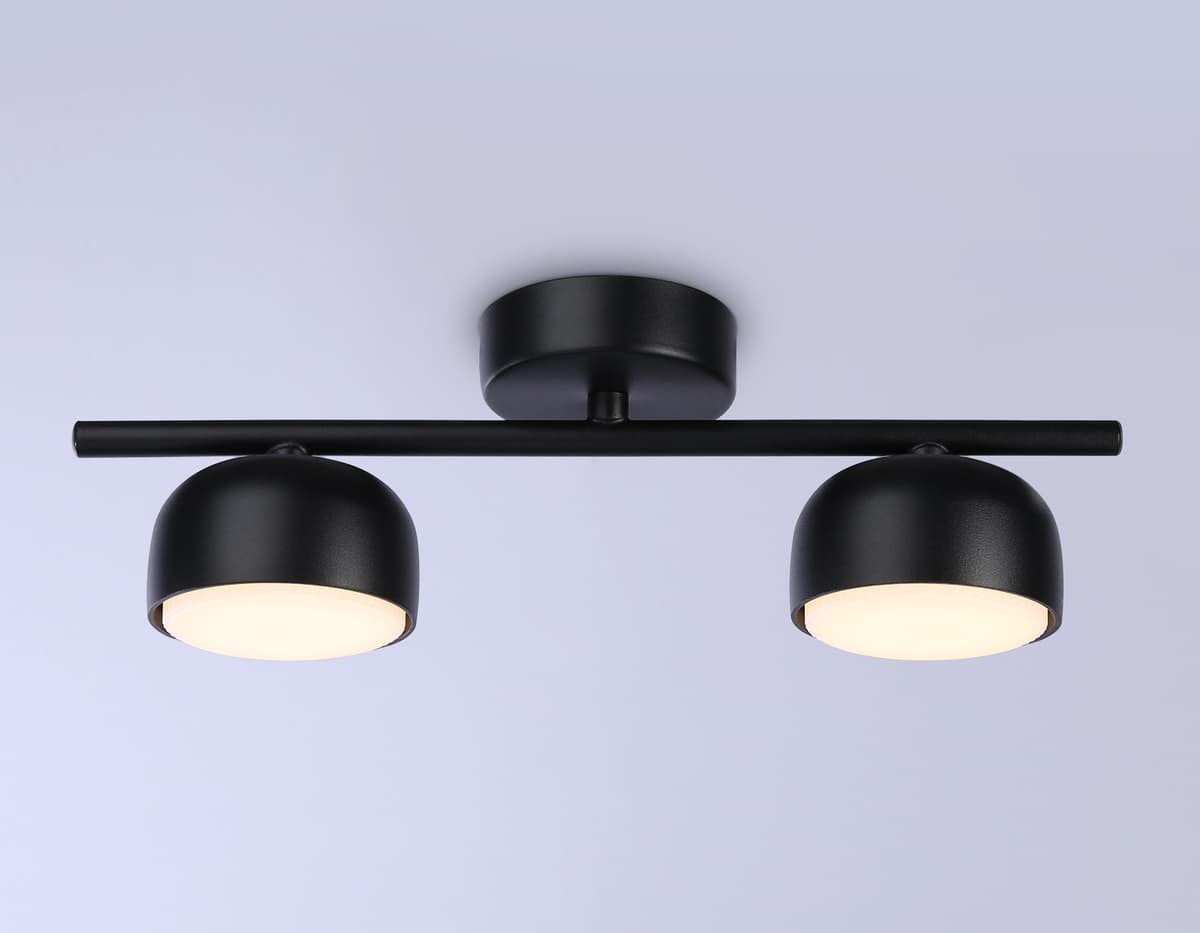 Светильник накладной со сменной лампой GX53 TN71024/2 BK черный GX53/2 max 12W 320*80*140 Ambrella Light 7