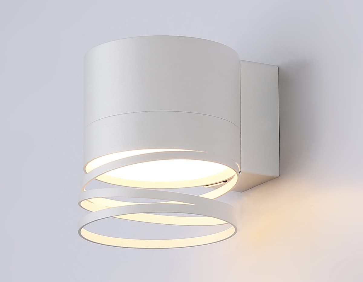 Светильник настенный со сменной лампой GU10 TN71111 WH белый GX53 max 12W 110*82*100 Ambrella Light 7