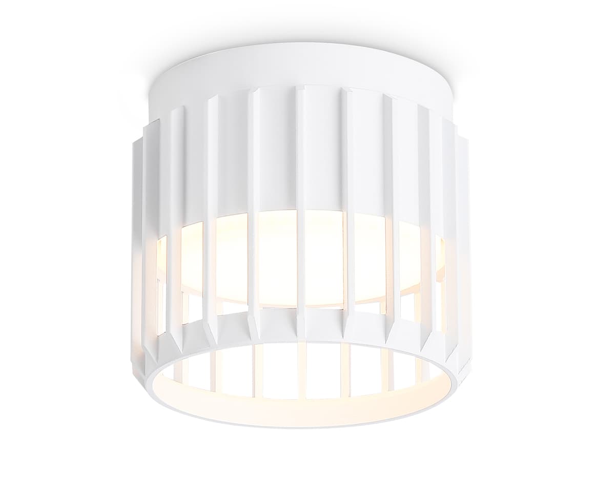 Накладной светильник со сменной лампой GX53 TN71151 WH белый GX53 D100*80 Ambrella Light 5