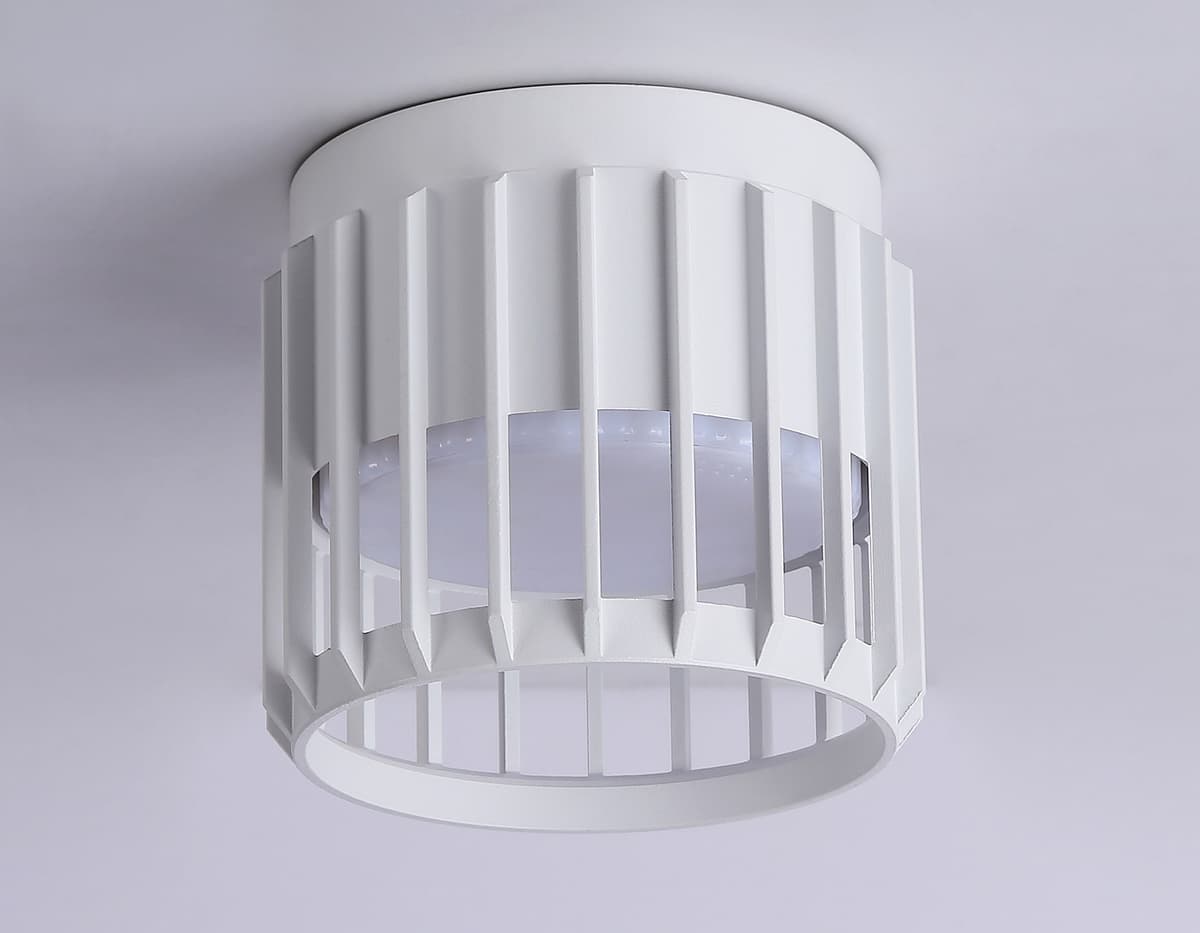 Накладной светильник со сменной лампой GX53 TN71151 WH белый GX53 D100*80 Ambrella Light 8