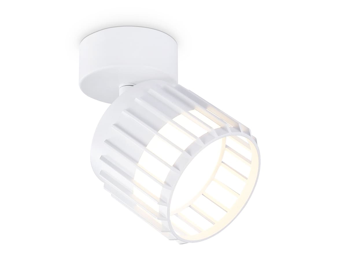 Накладной поворотный спот со сменной лампой GX53 TN71157 WH белый GX53 D100*125 Ambrella Light 6