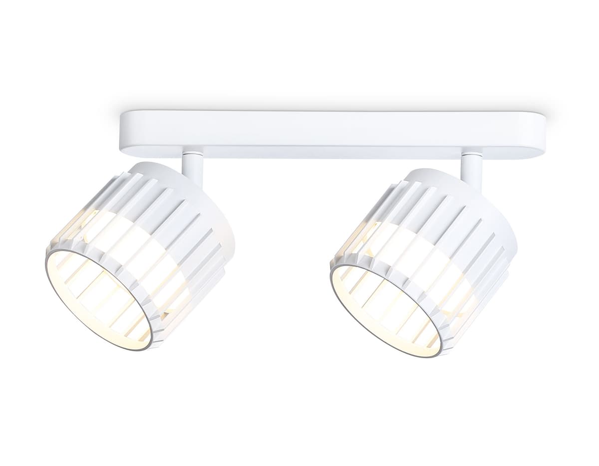 Настенно-потолочный поворотный спот со сменной лампой GX53 TN71161/2 WH белый GX53/2 260*100*125 Ambrella Light 6