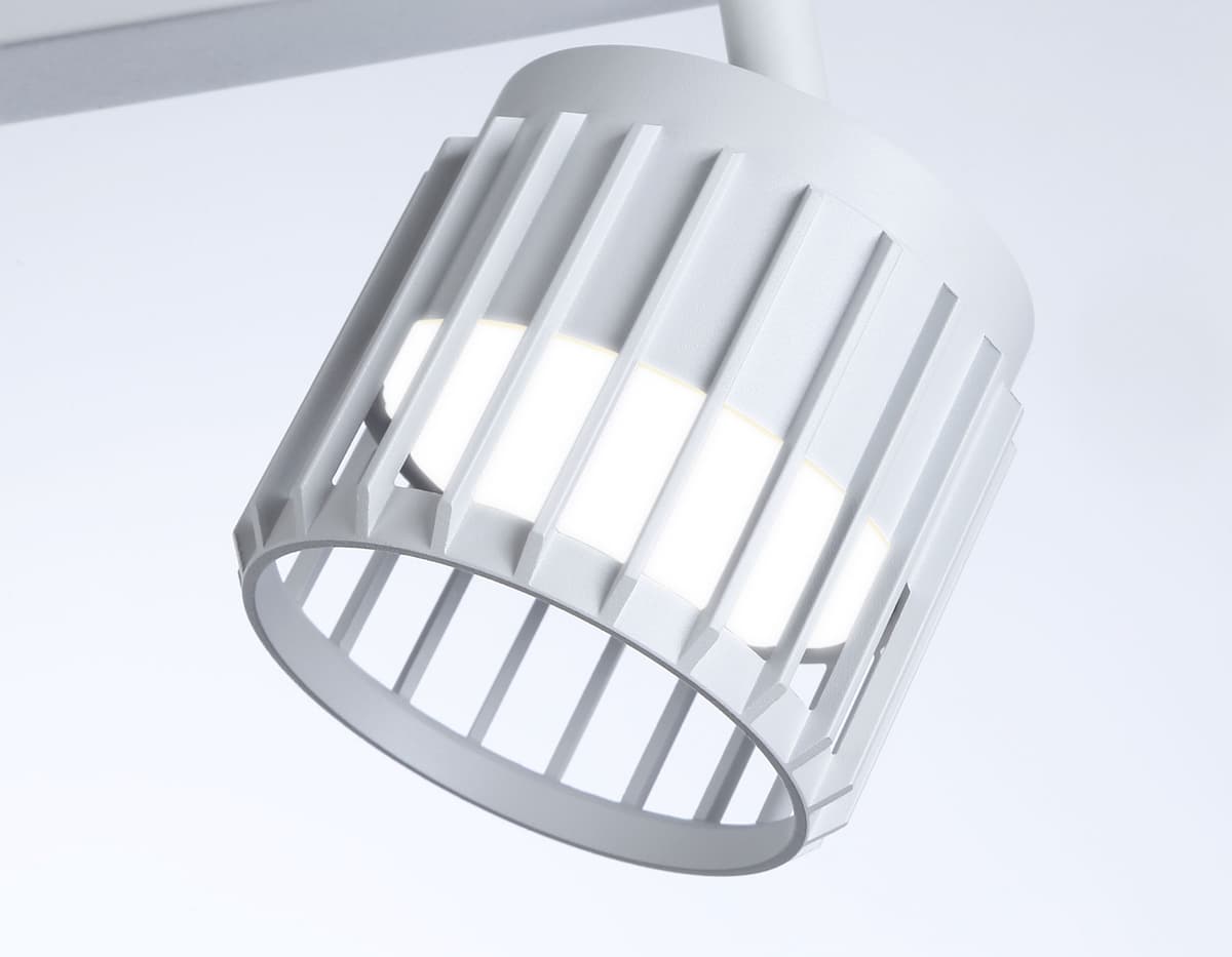 Настенно-потолочный поворотный спот со сменной лампой GX53 TN71166/3 WH белый GX53/3 400*100*125 Ambrella Light 6