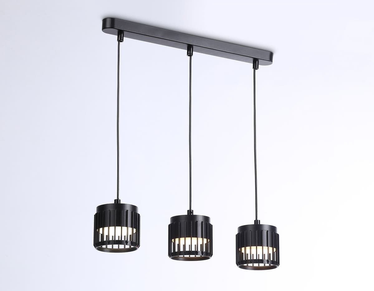 Подвесной светильник со сменной лампой GX53 TN71175/3 BK черный GX53/3 400*100*1080 Ambrella Light 7