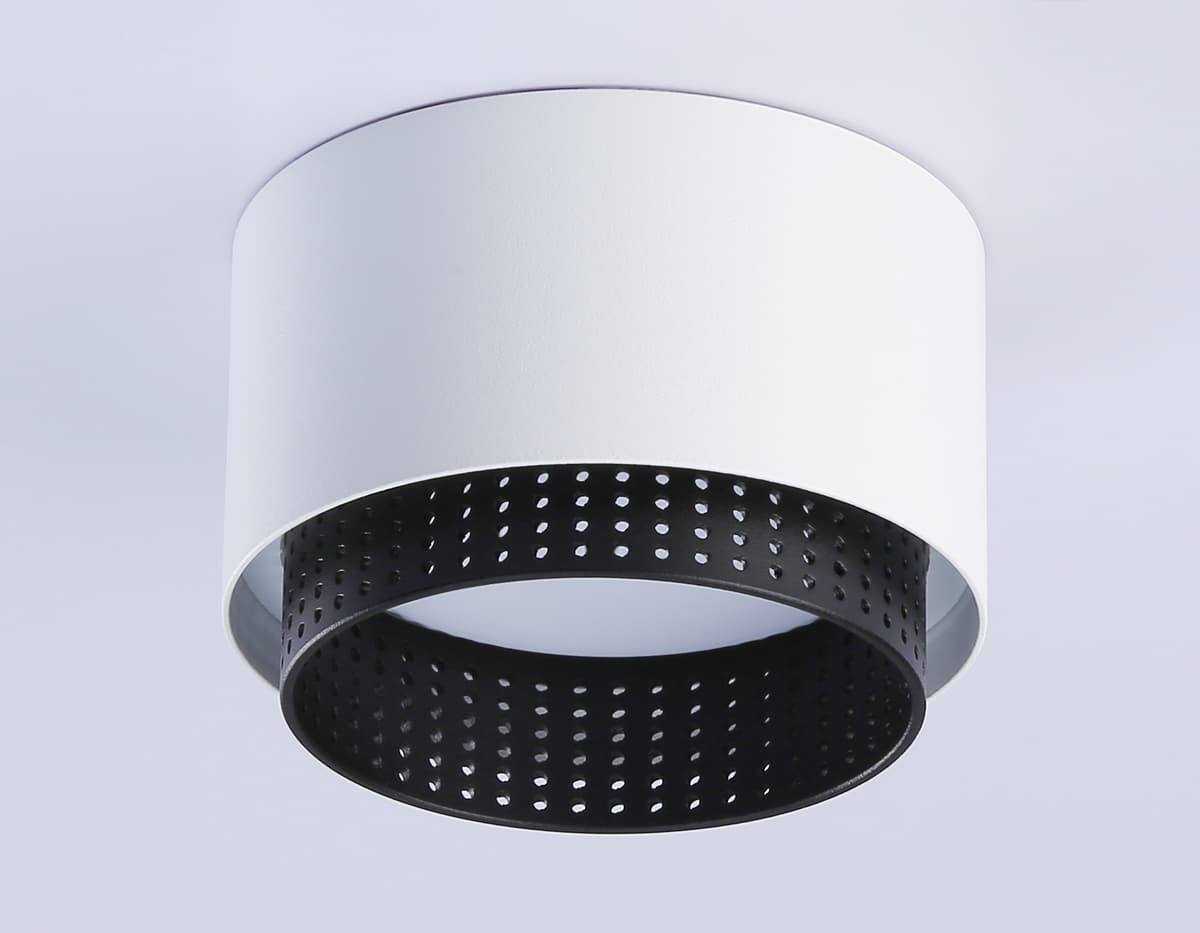 Накладной точечный светильник GX53 TN71271 WH/BK белый/черный GX53 max 12W D95*62 Ambrella Light 15