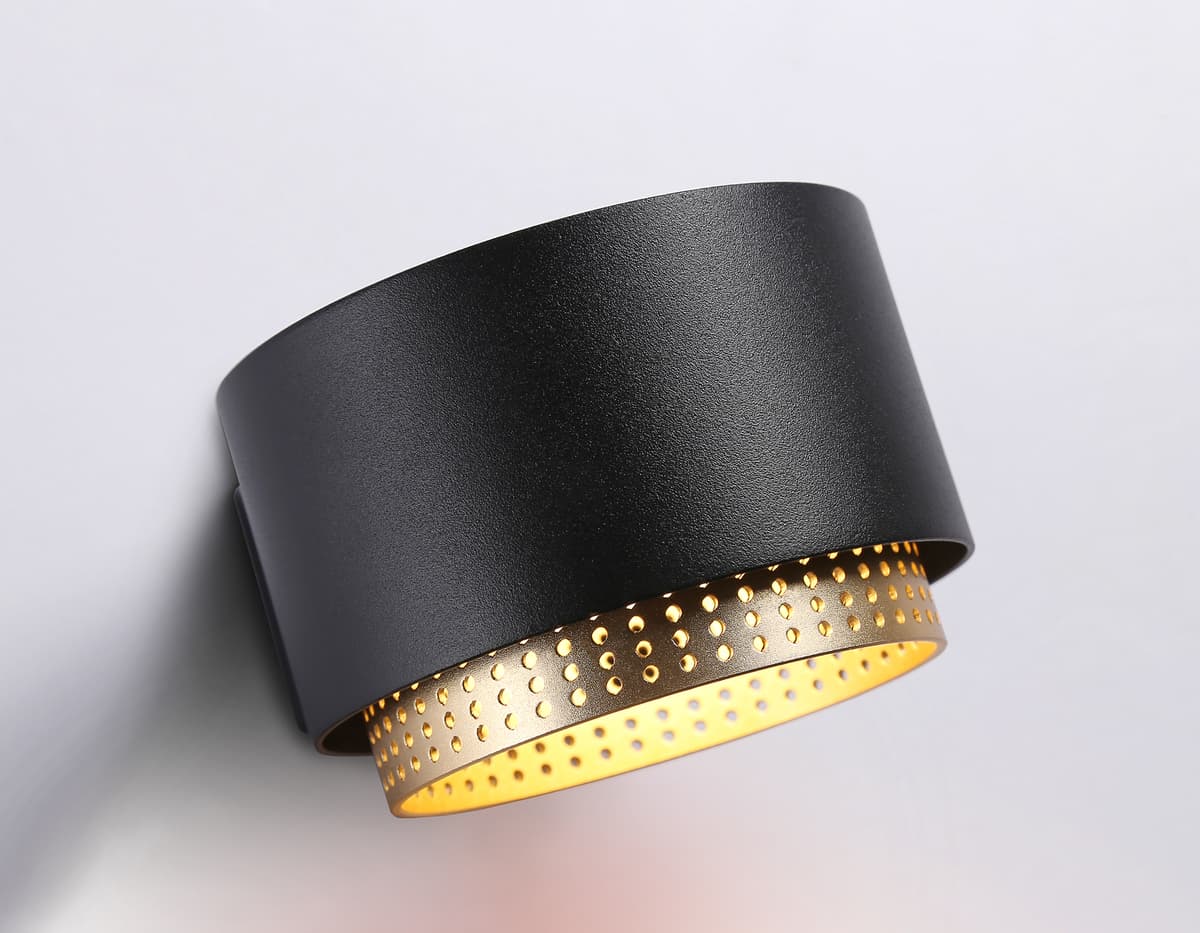 Настенный светильник со сменной лампой TN71299 BK/GD черный/золото GX53 max 12W 95*62*120 Ambrella Light 11