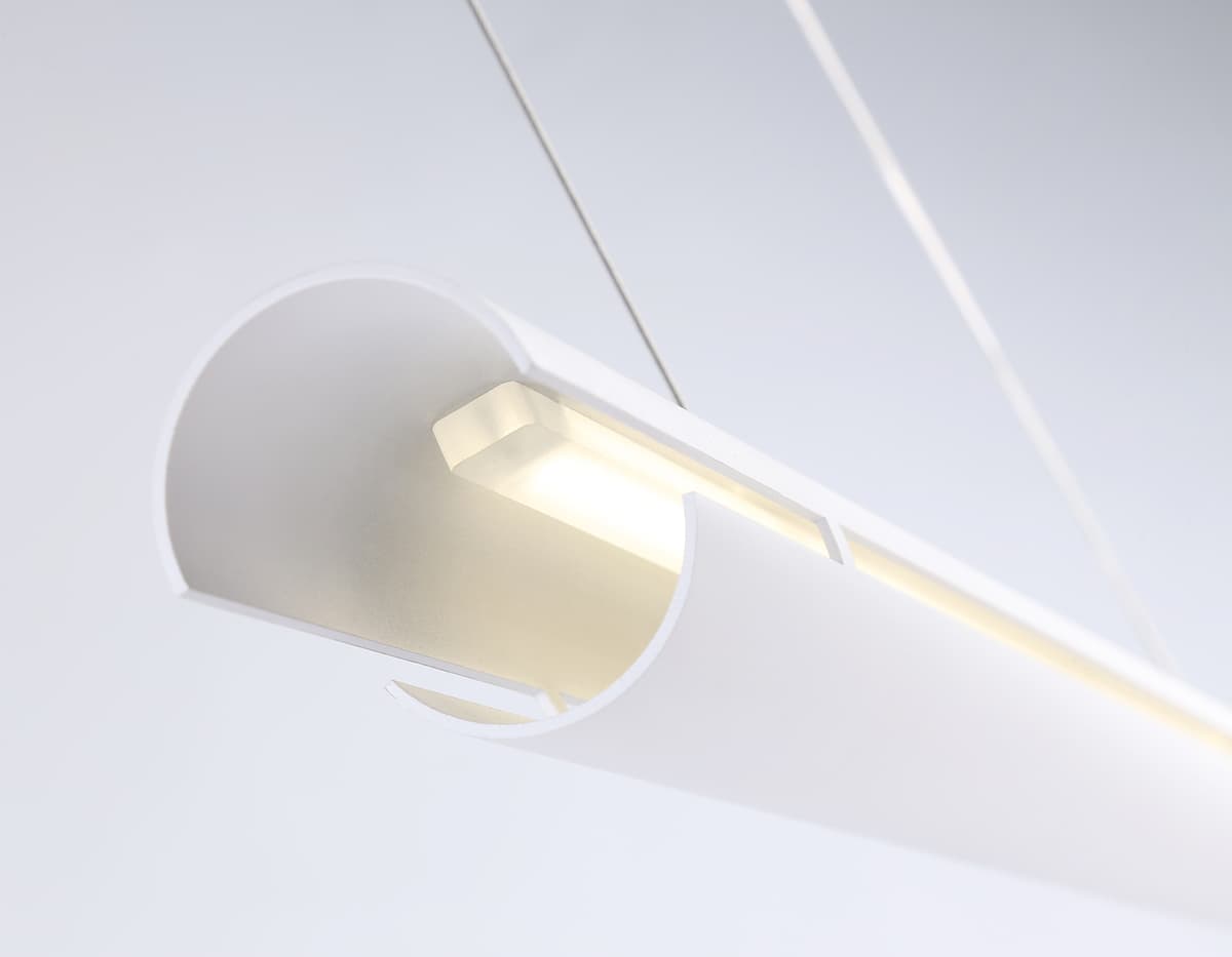 Подвесной светодиодный светильник TN71336 WH белый LED 10W 4200K 945*60*1060 Ambrella Light 11