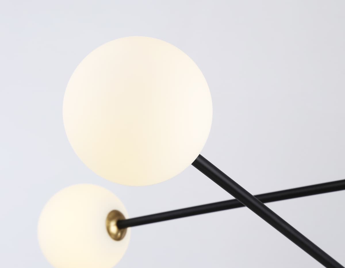 Подвесной светильник TR2507/4 BK/BS черный/латунь G9/4 max 10W D970*700 Ambrella Light 7