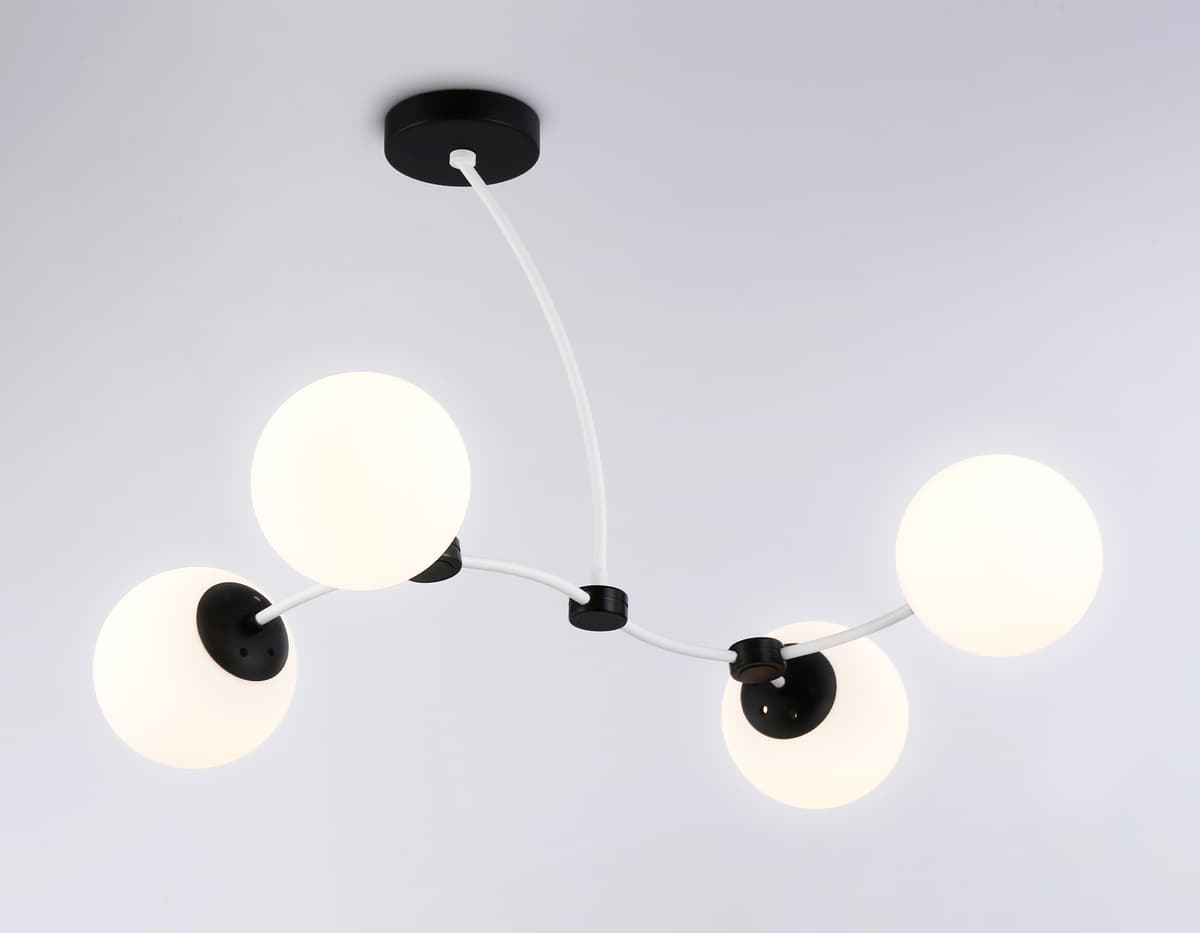 Подвесной светильник TR2542/4 WH/BK белый/черный E27/4 max 60W 700*450*450 Ambrella Light 10