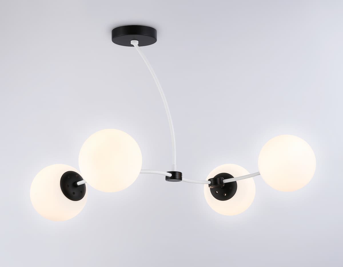 Подвесной светильник TR2542/4 WH/BK белый/черный E27/4 max 60W 700*450*450 Ambrella Light 11
