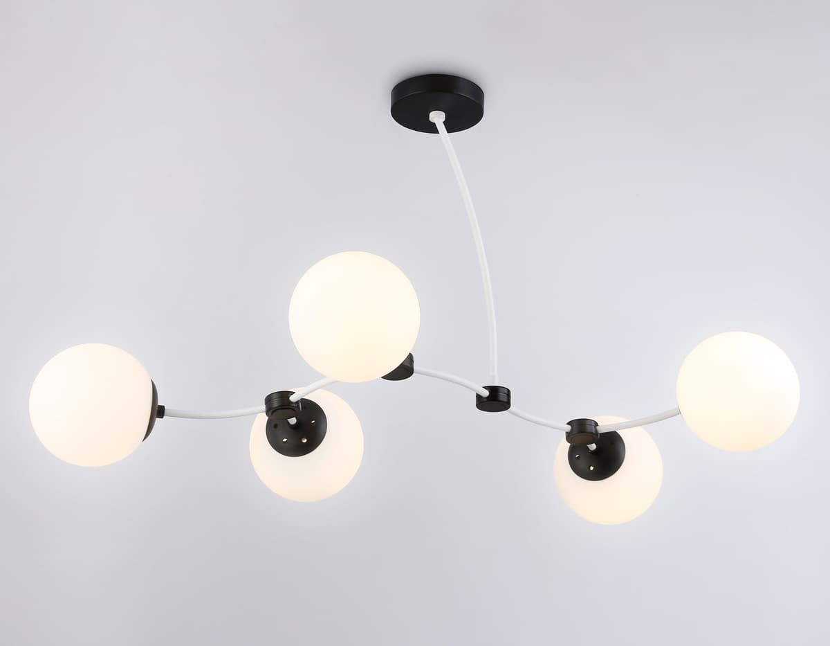 Подвесной светильник TR2546/5 WH/BK белый/черный E27/5 max 60W 950*600*450 Ambrella Light 10