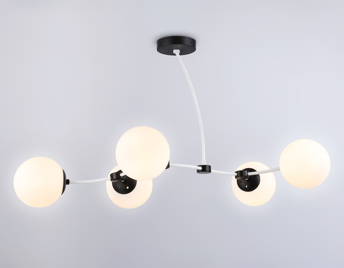 Подвесной светильник TR2546/5 WH/BK белый/черный E27/5 max 60W 950*600*450 Ambrella Light 11