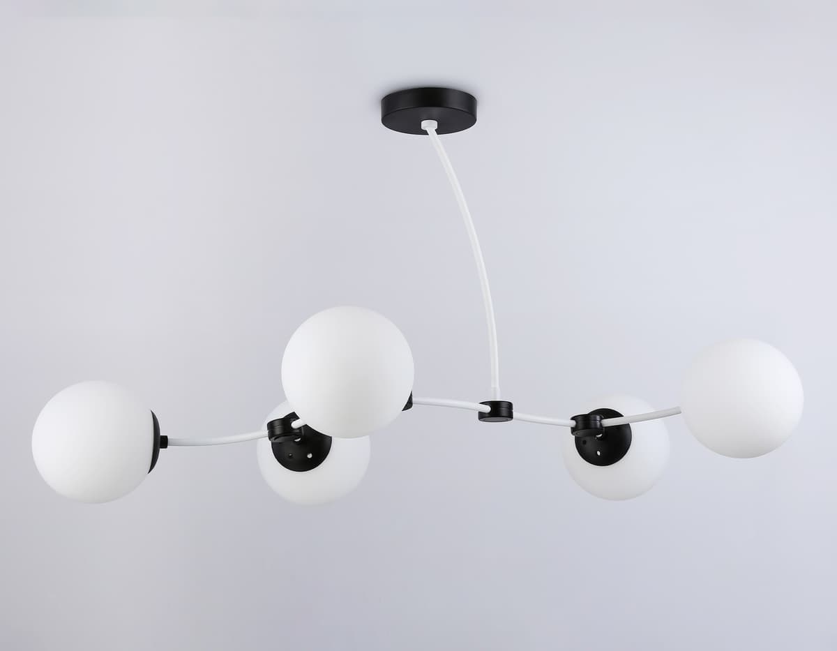 Подвесной светильник TR2546/5 WH/BK белый/черный E27/5 max 60W 950*600*450 Ambrella Light 12