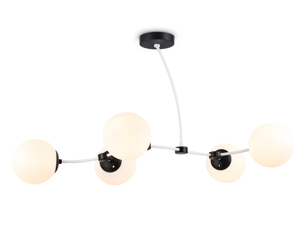 Подвесной светильник TR2546/5 WH/BK белый/черный E27/5 max 60W 950*600*450 Ambrella Light 7