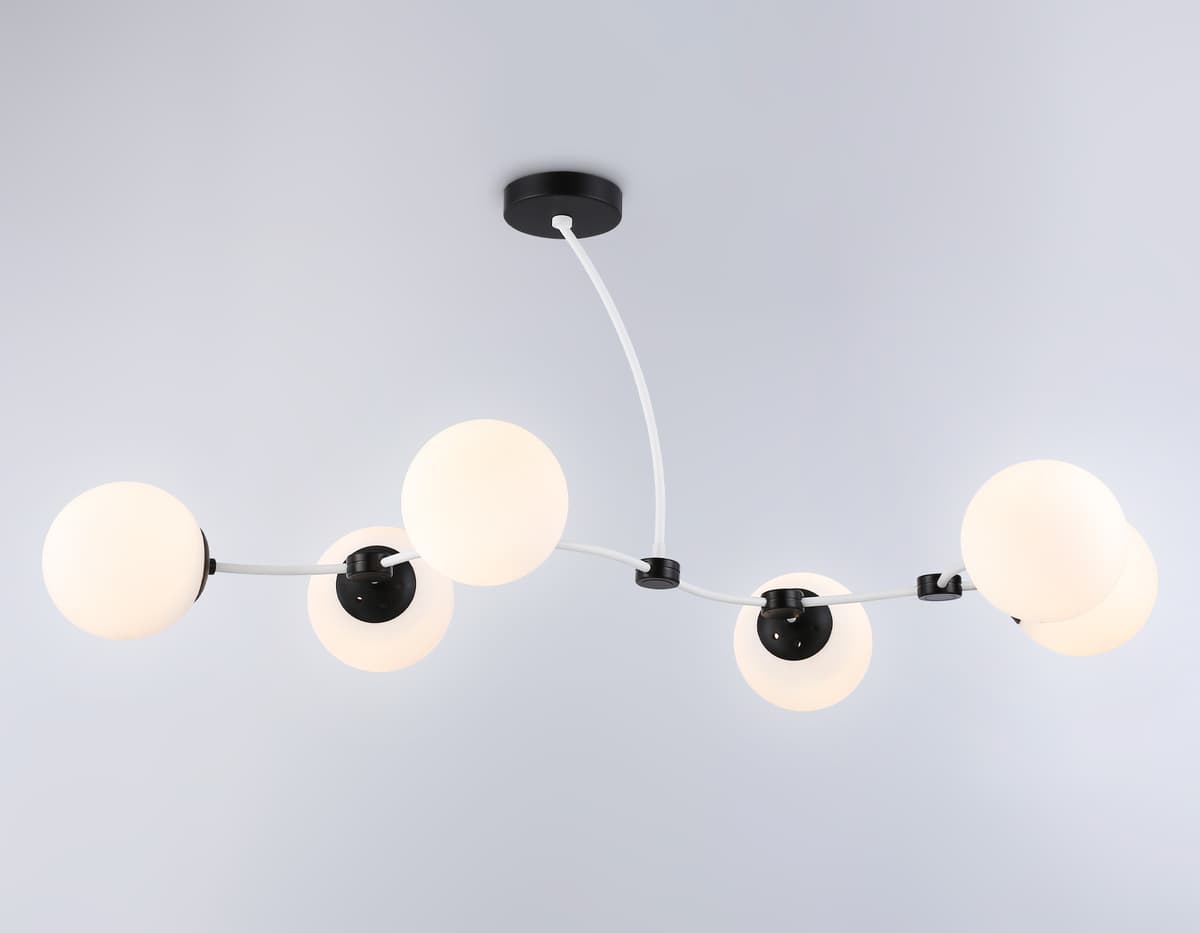 Подвесной светильник TR2552/6 WH/BK белый/черный E27/6 max 60W 1160*600*450 Ambrella Light 7