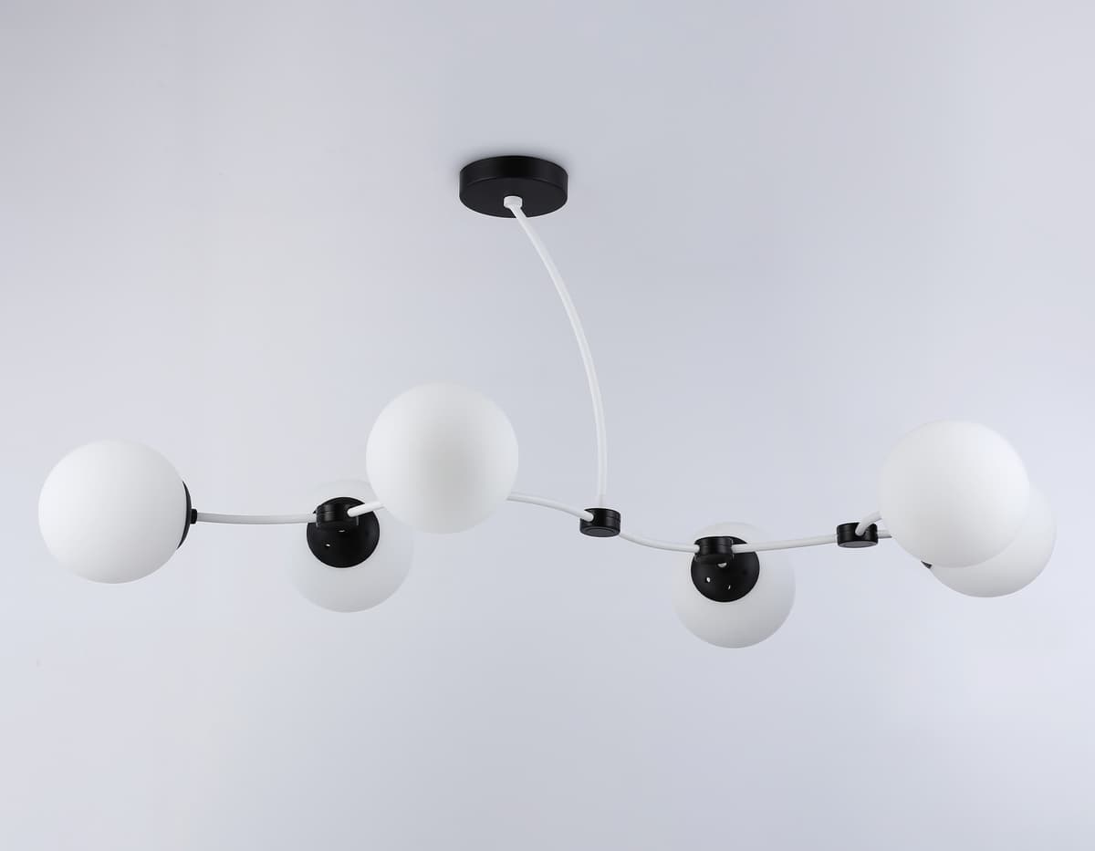Подвесной светильник TR2552/6 WH/BK белый/черный E27/6 max 60W 1160*600*450 Ambrella Light 8