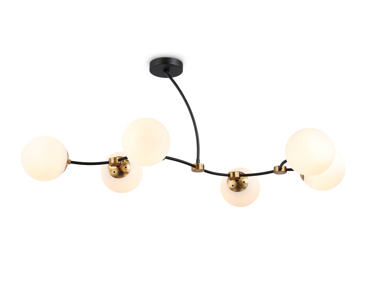 Подвесной светильник TR2555/6 BK/SB черный/бронза E27/6 max 60W 1160*600*450 Ambrella Light 7