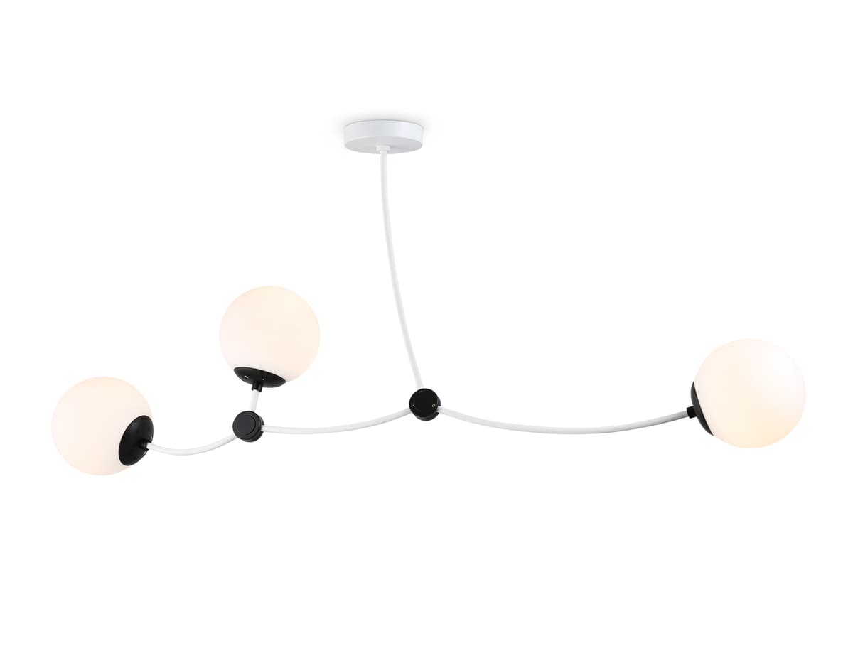 Подвесной светильник TR2566/3 WH/BK белый/черный E27/3 max 60W 1130*150*540 Ambrella Light 6