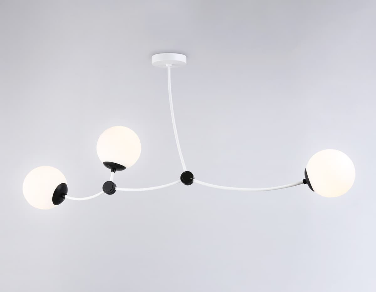 Подвесной светильник TR2566/3 WH/BK белый/черный E27/3 max 60W 1130*150*540 Ambrella Light 9