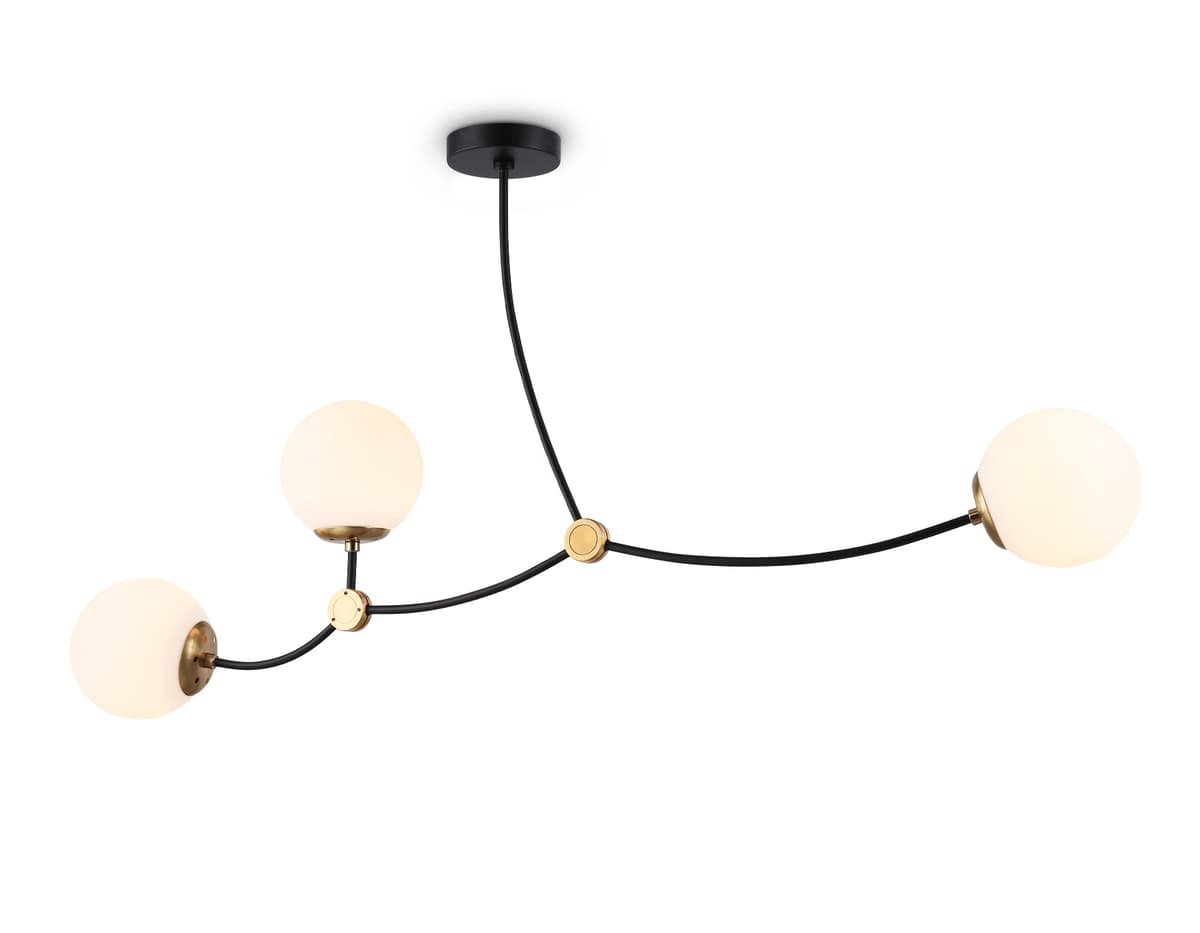 Подвесной светильник TR2568/3 BK/SB черный/бронза E27/3 max 60W 1130*150*540 Ambrella Light 7