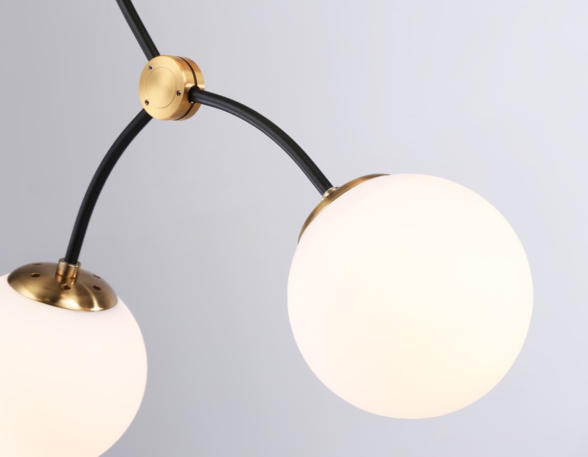 Подвесной светильник TR2575/4 BK/SB черный/бронза E27/4 max 60W D790*1120 Ambrella Light 7