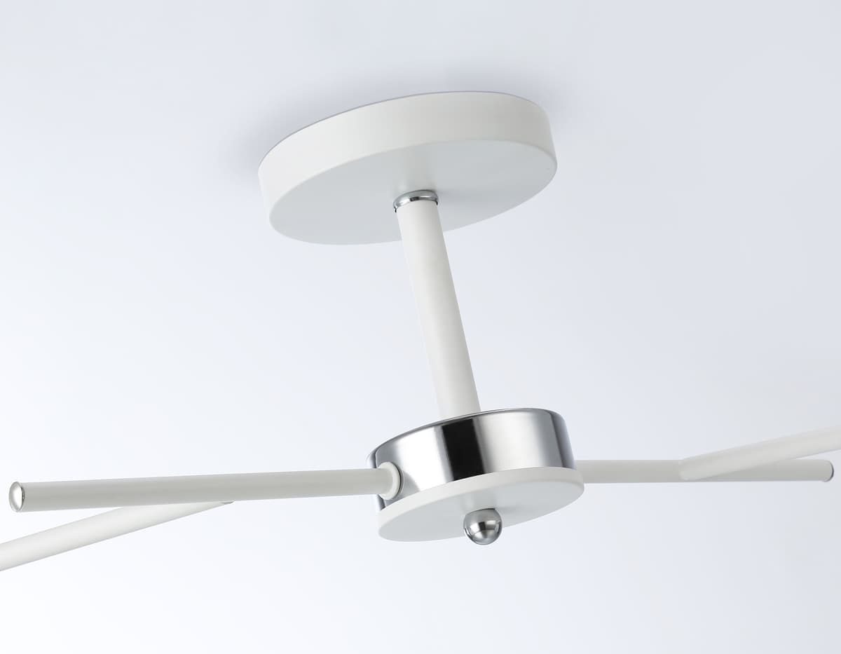 Подвесной светильник TR303201/2 WH/CH/FR белый/хром/белый матовый E27*2 max 60W 470*370*260 Ambrella Light 9