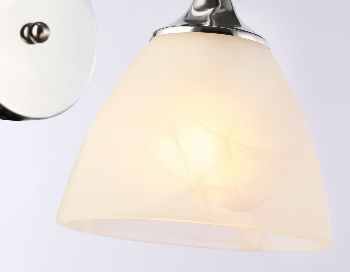 Настенный светильник TR3045 CH/FR хром/белый матовый E27 max 40W 215*135*225 Ambrella Light 10