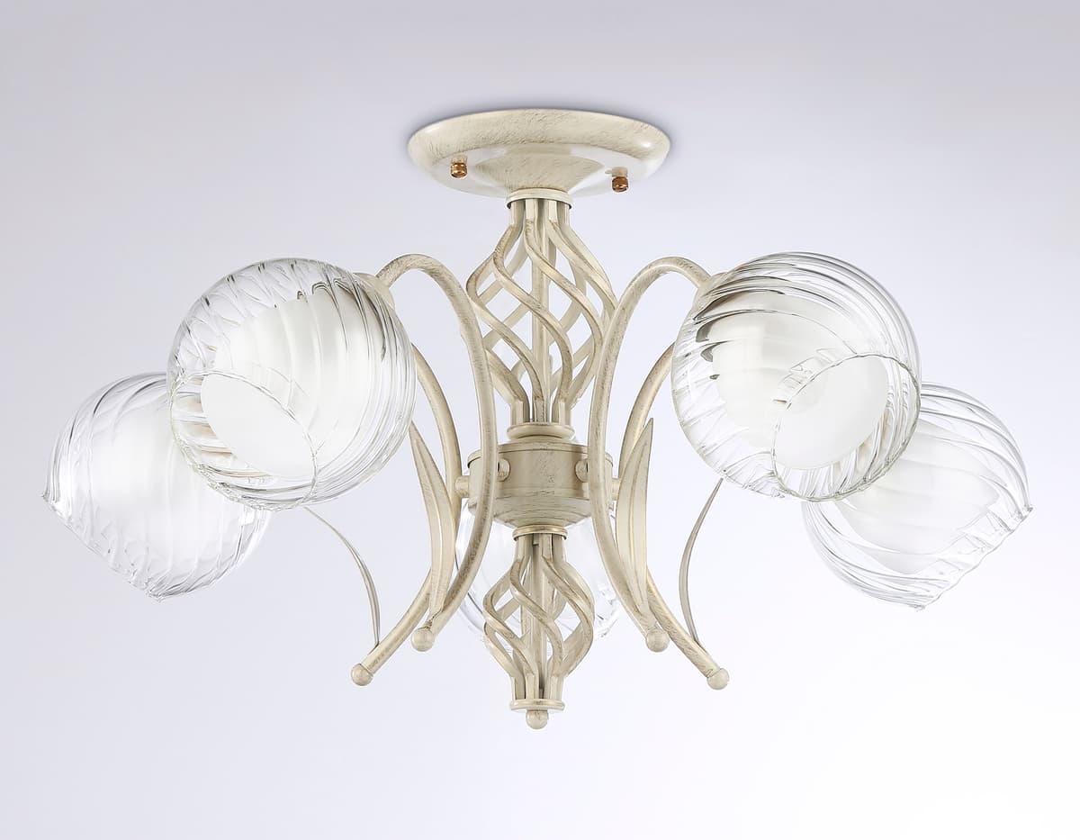 Подвесная люстра TR3066/5 WH/GD белый/золото E27*5 max 40W D590*340 Ambrella Light 14