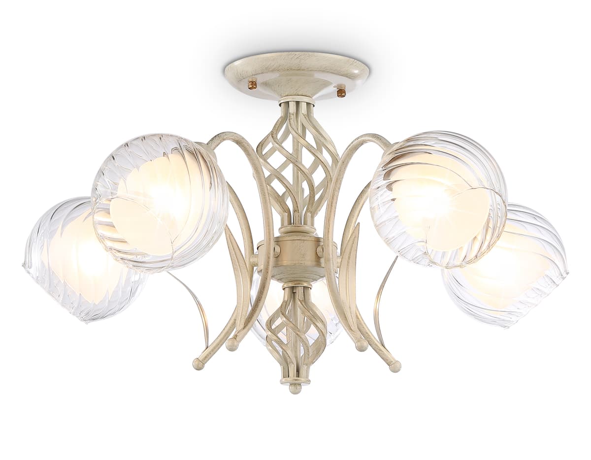 Подвесная люстра TR3066/5 WH/GD белый/золото E27*5 max 40W D590*340 Ambrella Light 8
